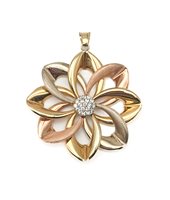 Charm Gioielleria Dossena  in Yellow Gold Zircone CHOR-252-253 - CHOR-252-253